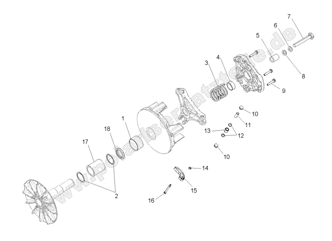 DRIVE TRAIN, PRIMARY CLUTCH