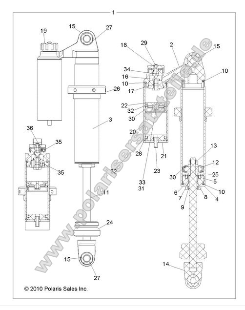 SUSPENSION, REAR SHOCK