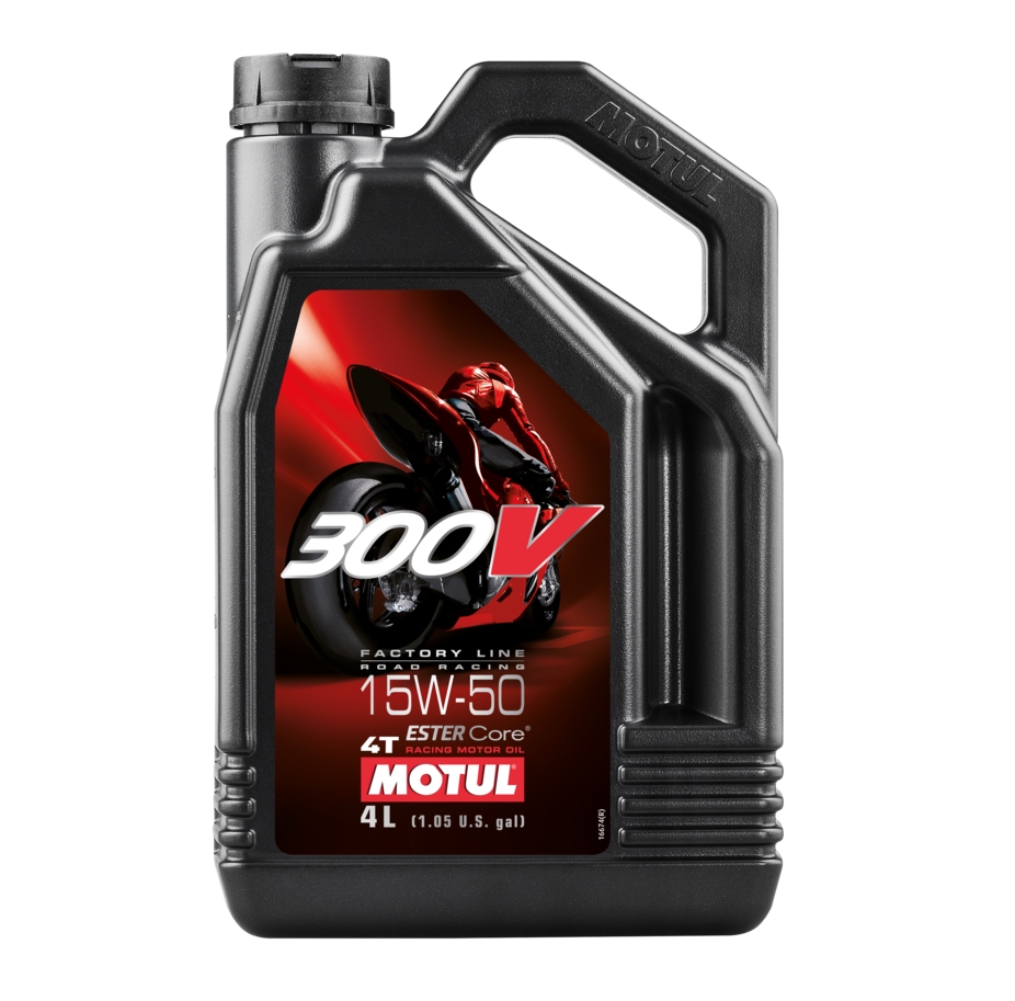 Motul Motoröl 300V 4T Factory Line Road Racing 15W50 - 4 Liter