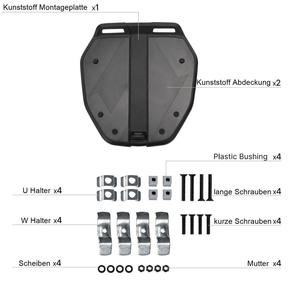 Furchtlos-Topcase-Kunststoff-Montageplatte-S-FS063PLCSASSY0EX-10020-Lieferinhalt