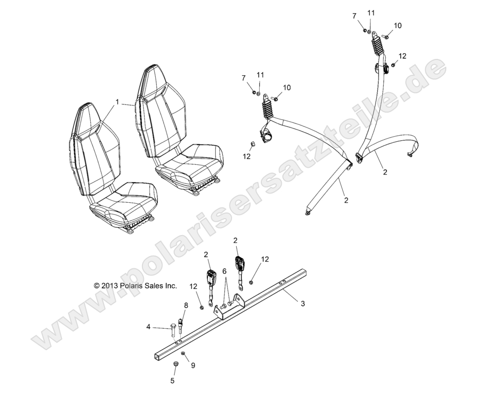 BODY, SEAT MOUNTING and BELTS