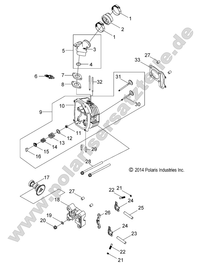 ENGINE, CYLINDER HEAD