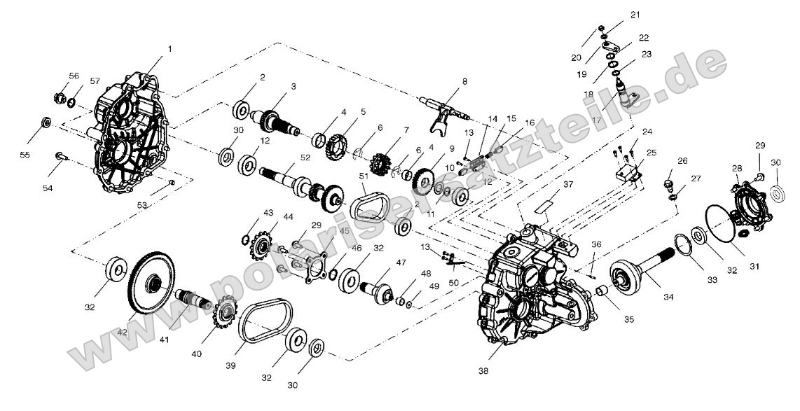 Gearcase (if built before 4/29/01)
