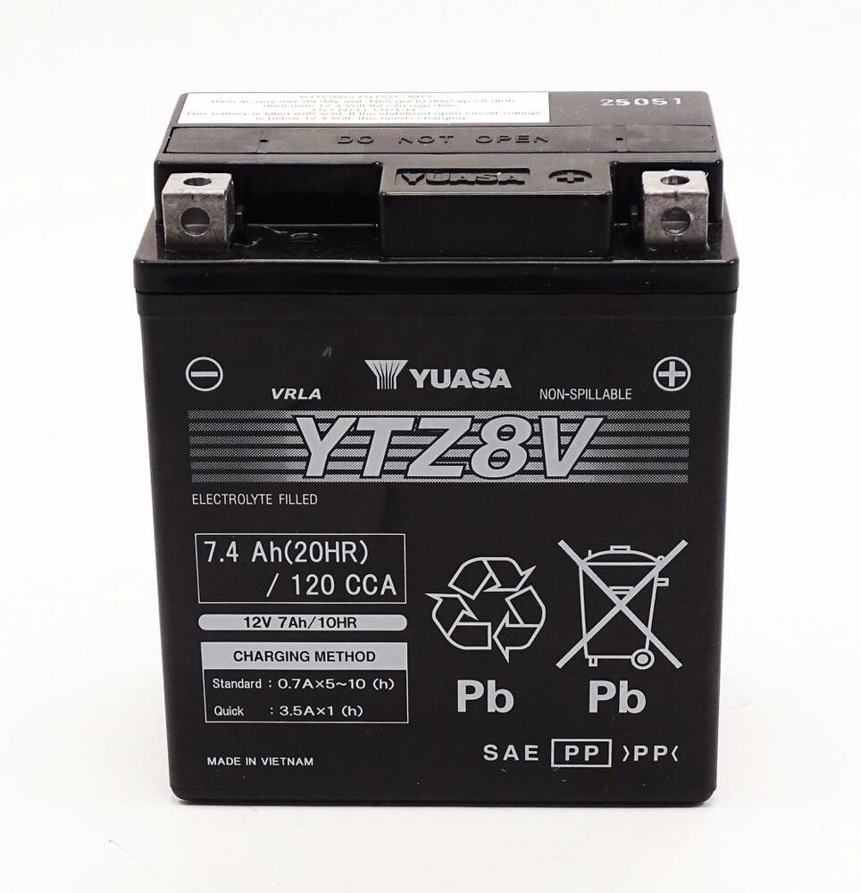 Yuasa_YTZ8V_AGM_Batterie_12V_74AH___Einbaufertig_FTZ8V_BTZ8V Yuasa YTZ8V AGM Batterie 12V 7,4AH - Einbaufertig (FTZ8V BTZ8V)