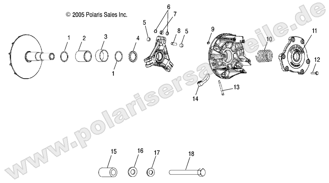 CLUTCH, DRIVE and MOUNTING