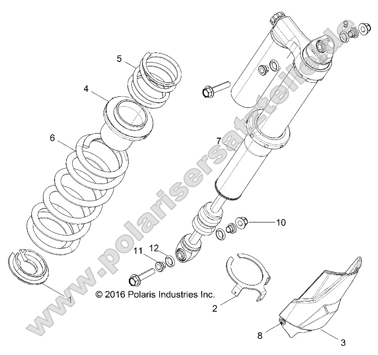 Suspension, Rear Shock Mounting