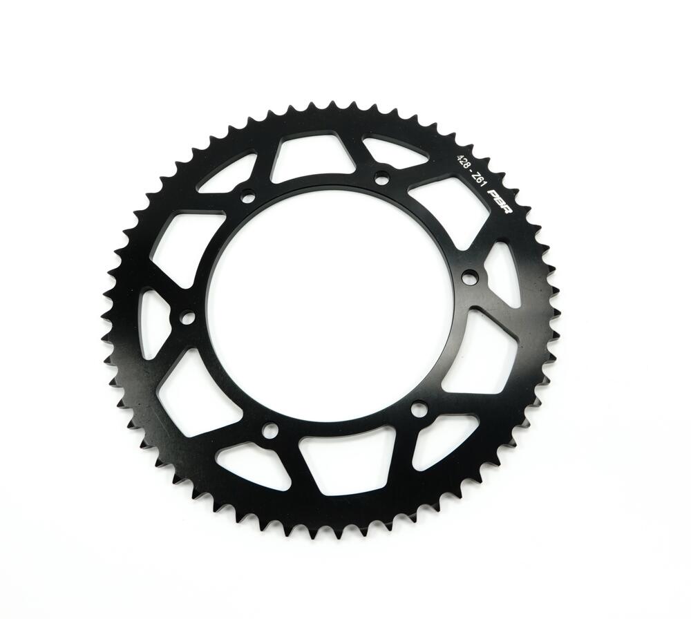 Fantic Original Kettenrad Aluminium schwarz hinten - 428 - 61