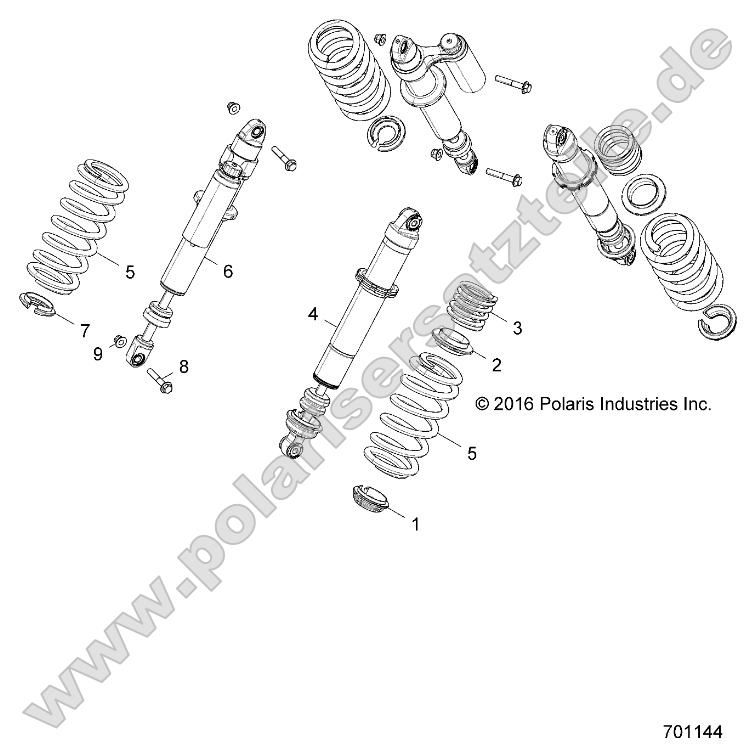 Suspension, Rear Shock Mounting