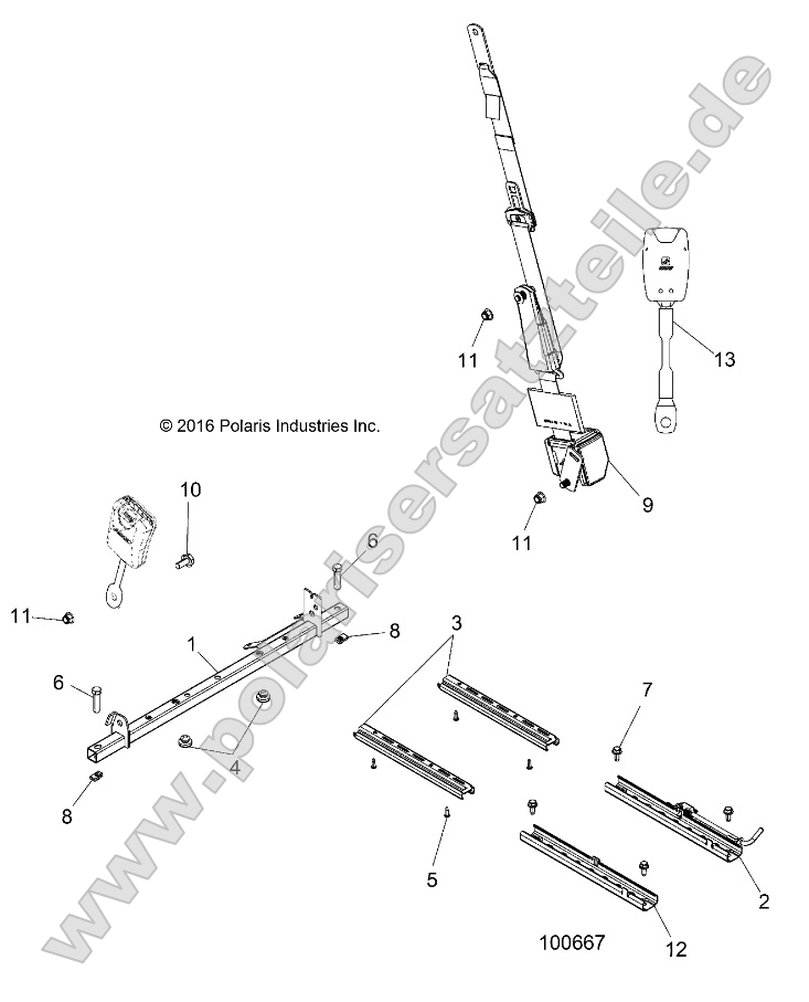 Body, Seat Mounting and Belt