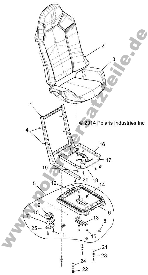 BODY, SEAT ASM. AND SLIDER