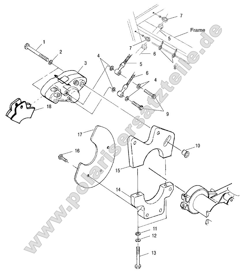 Rear Caliper Mounting