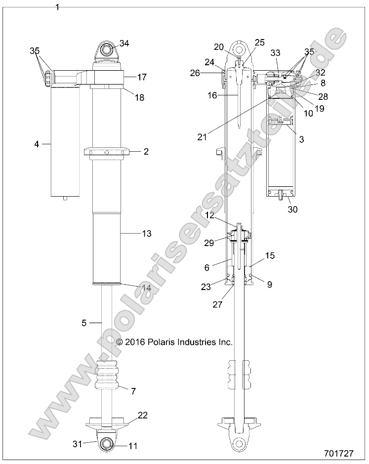 Suspension, Rear Shock Internals
