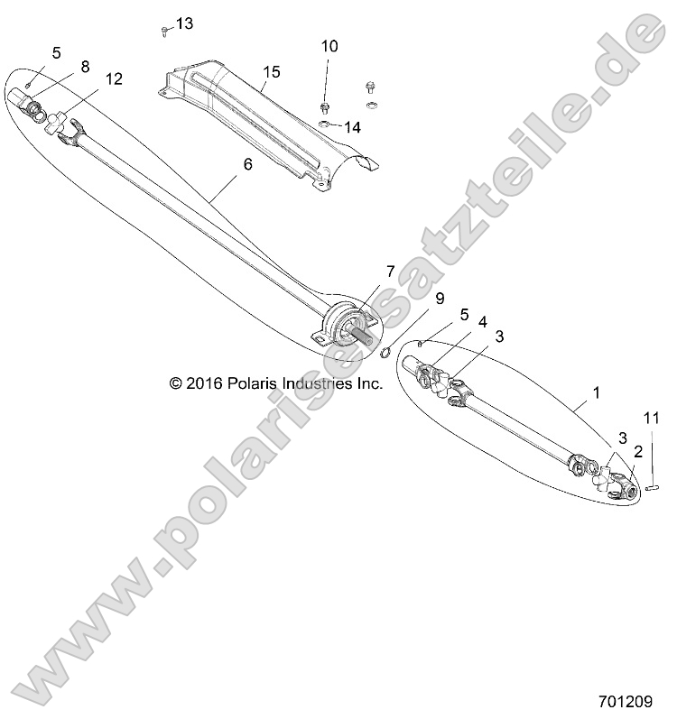 Drive Train, Front Prop Shaft