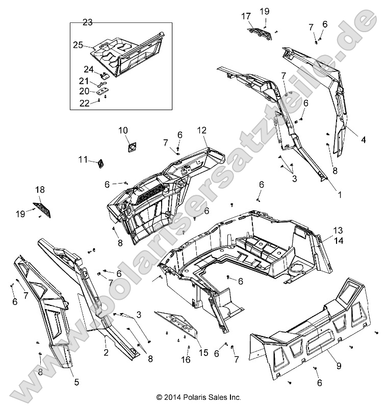 Body, Rear Rack and Fenders