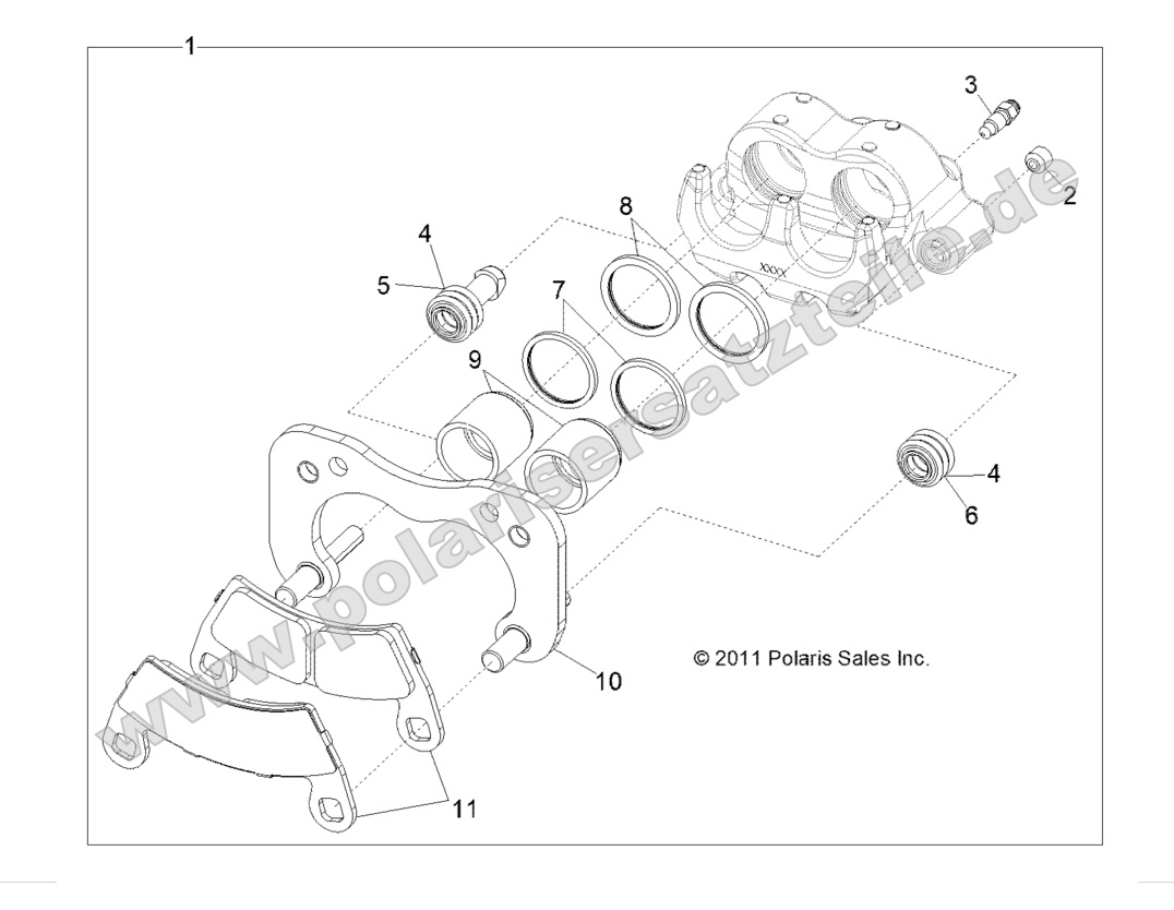 BRAKES, REAR CALIPER