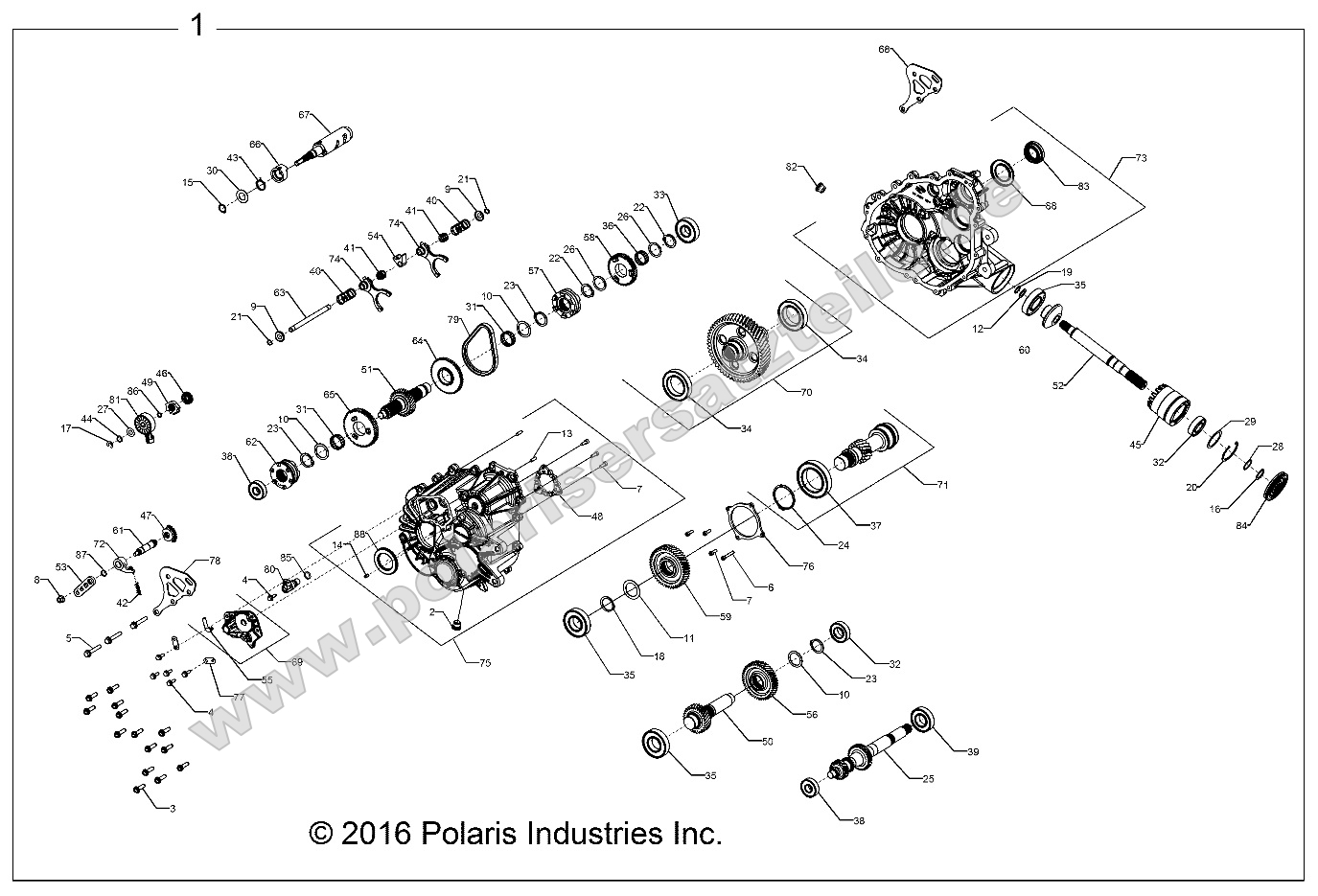 Drive Train, Main Gearcase Internals