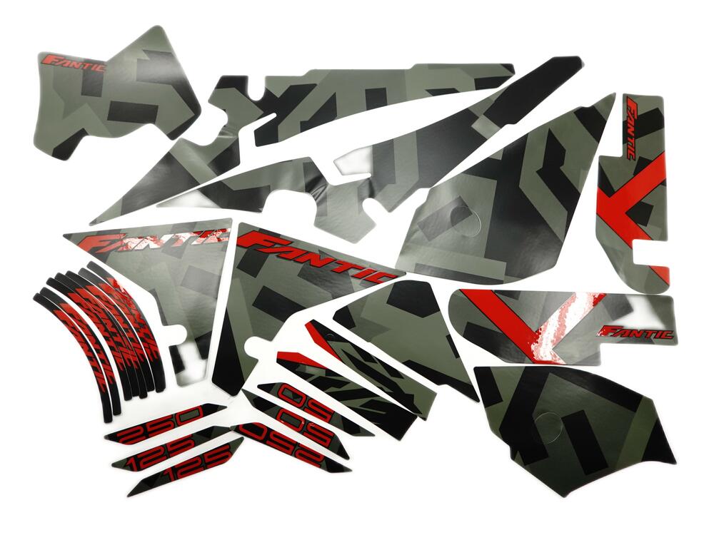 Fantic Aufkleber Set Camo Limited Edition 2024 XE / XM / XEF / XMF - V2223005