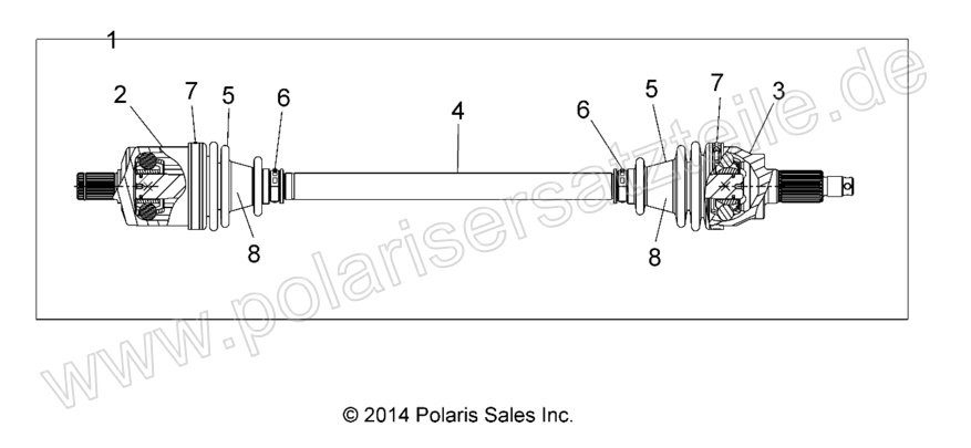 DRIVE TRAIN, FRONT HALF SHAFT