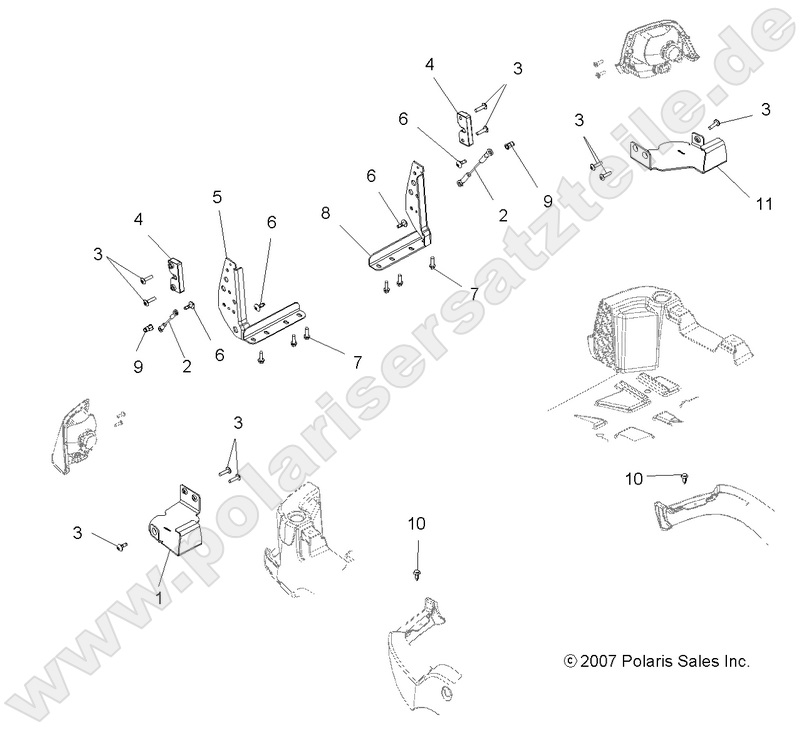 BODY, TAILGATE BRACKETS