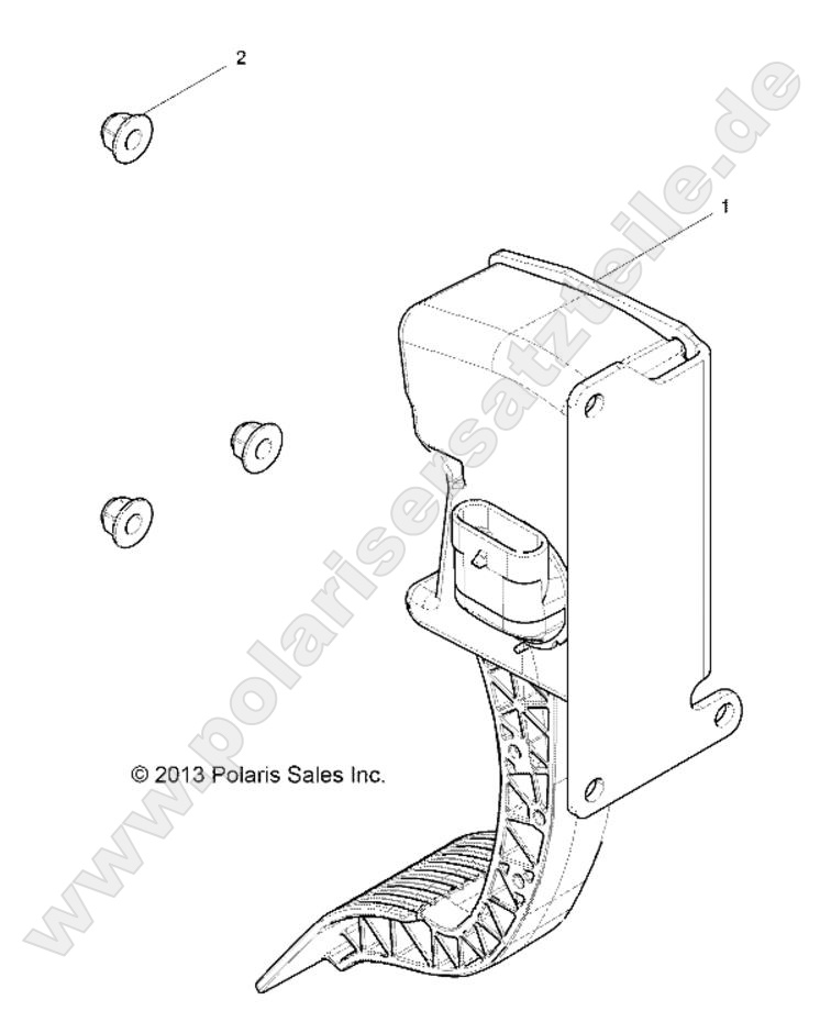 ENGINE, THROTTLE PEDAL