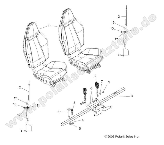 BODY, SEAT MOUNTING and BELTS