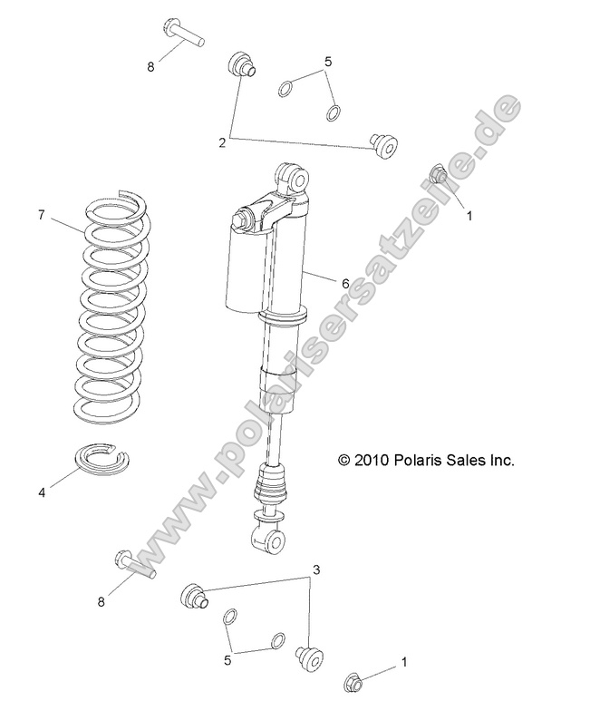 suspension rear shock mounting