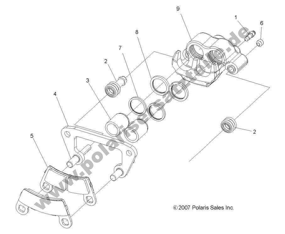 BRAKES, FRONT CALIPER