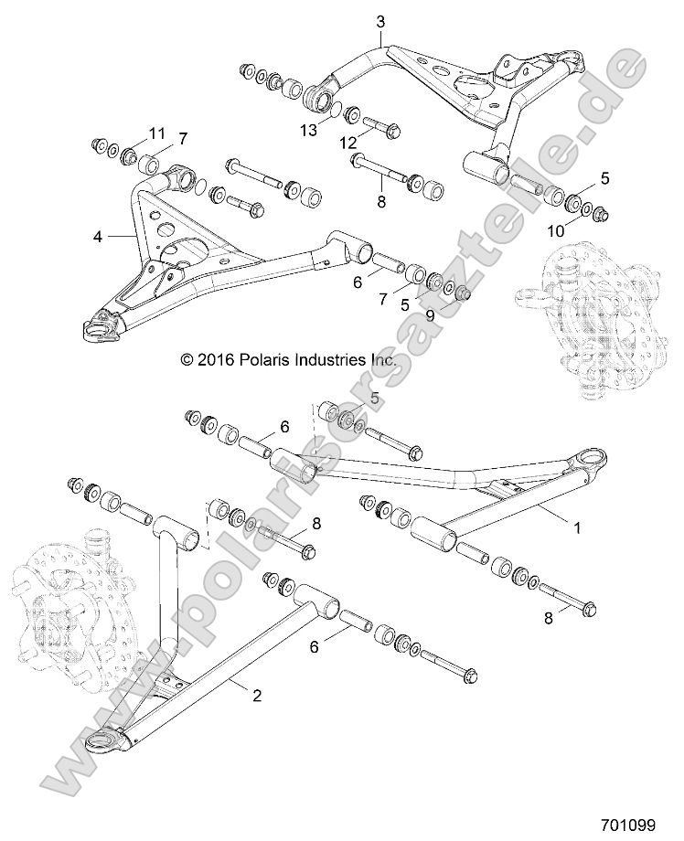 Suspension, Front Control Arms