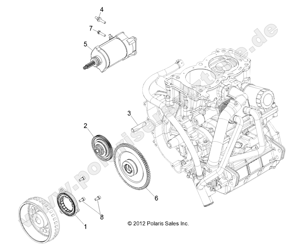 ENGINE, STARTER and DRIVE