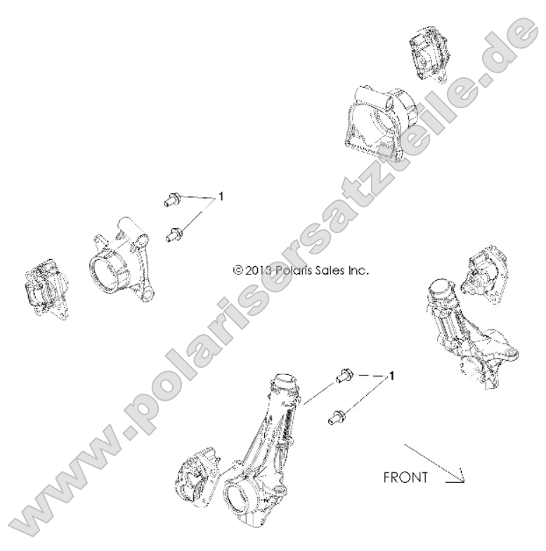 Brakes, Caliper Mounting