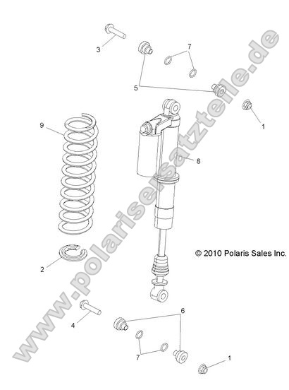 SUSPENSION, FRONT SHOCK MOUNTING