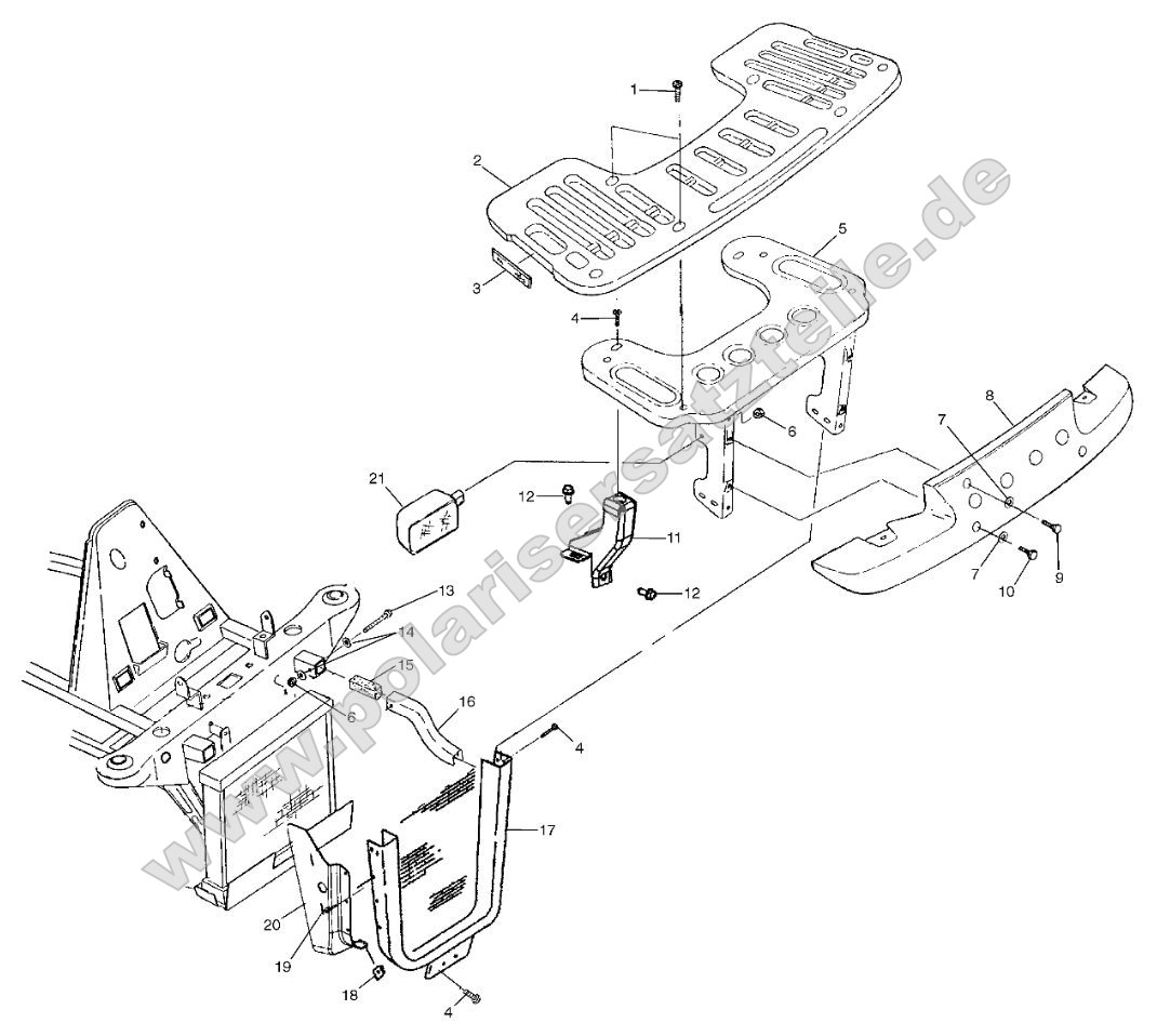 Front Rack and Bumper Mounting