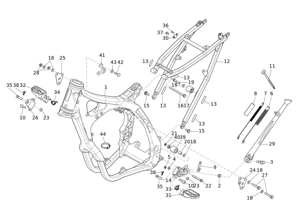 XE300MY24-Rahmen Rahmen