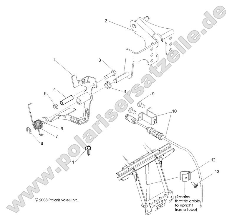 engine throttle pedal