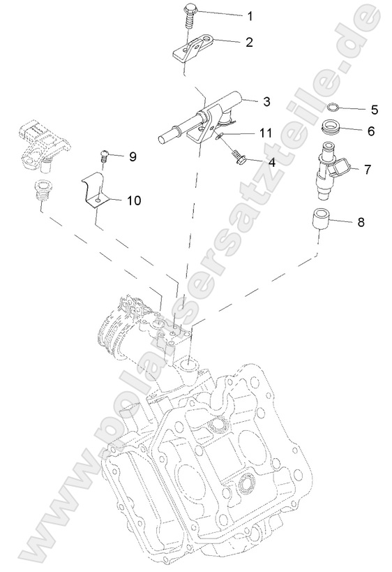 ENGINE, FUEL INJECTOR