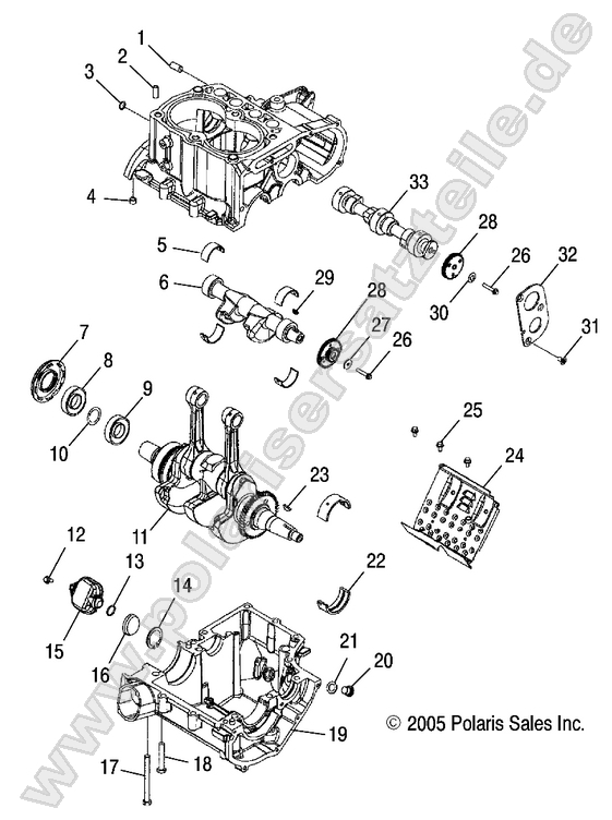 CRANKCASE and CRANKSHAFT