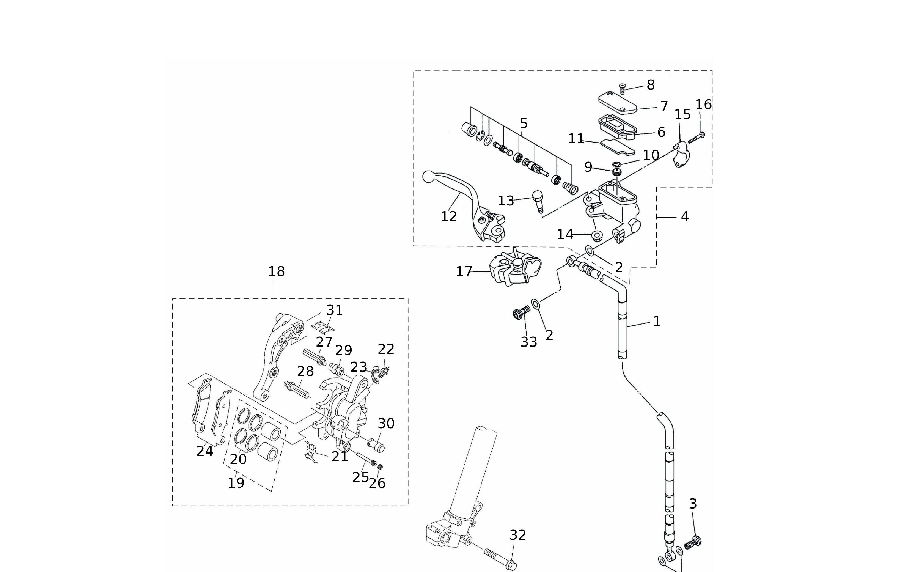 Bremssystem vorne Bremssystem vorne