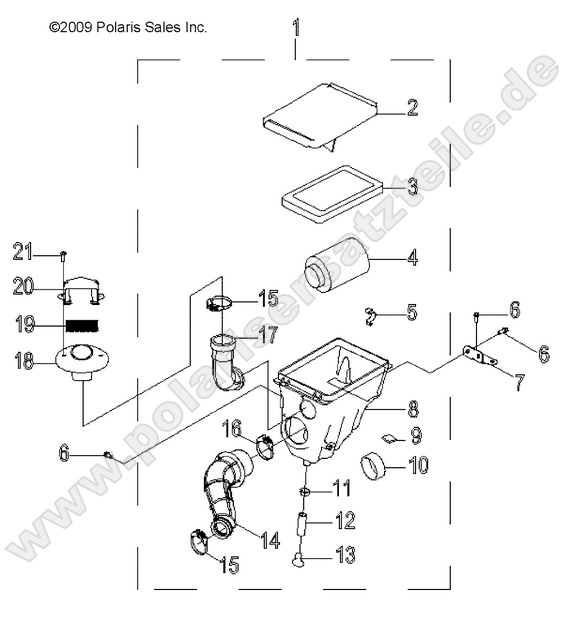 engine air intake system