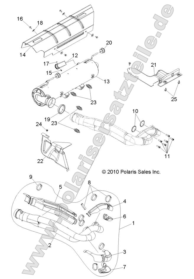 ENGINE, EXHAUST SYSTEM