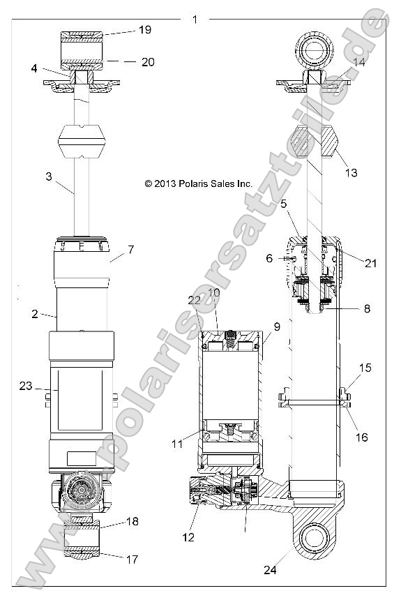 Suspension, Shock, Front