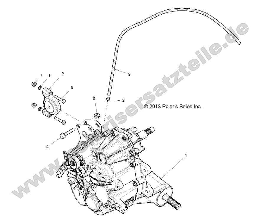 DRIVE TRAIN, MAIN GEARCASE MOUNTING
