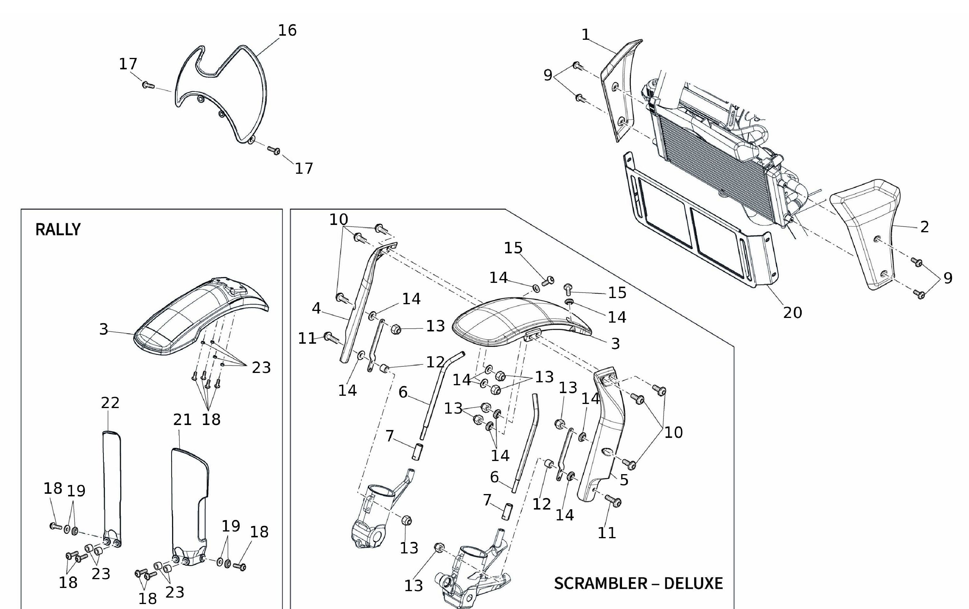 Schutzblech vorne Schutzblech vorne
