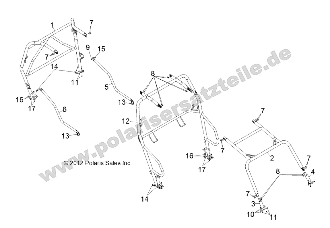CHASSIS, CAB FRAME and SIDE BARS