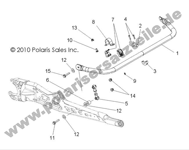 suspension torsion bar rear