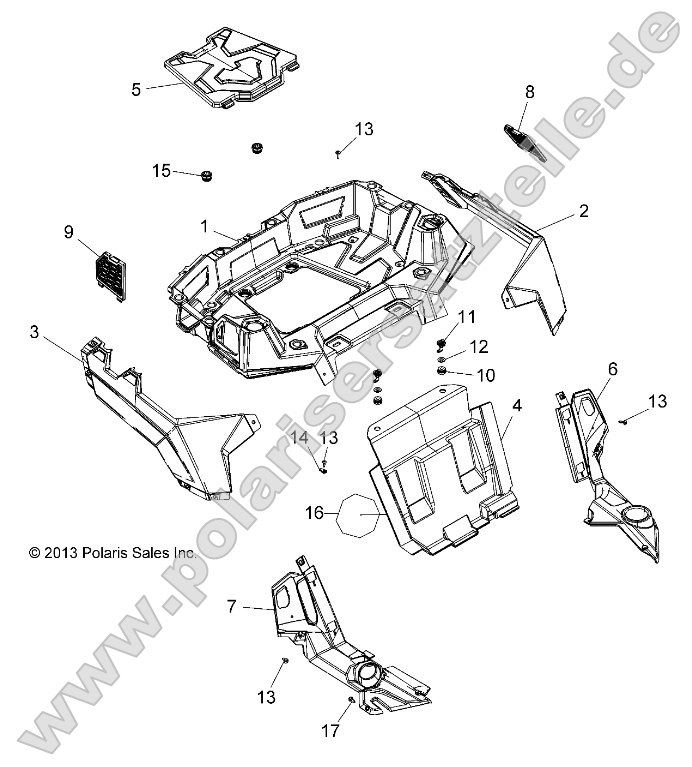 Body, Rear Rack and Fenders