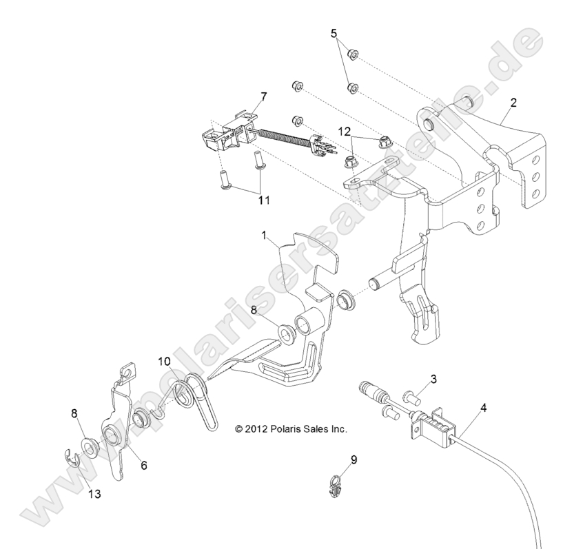 ENGINE, THROTTLE PEDAL