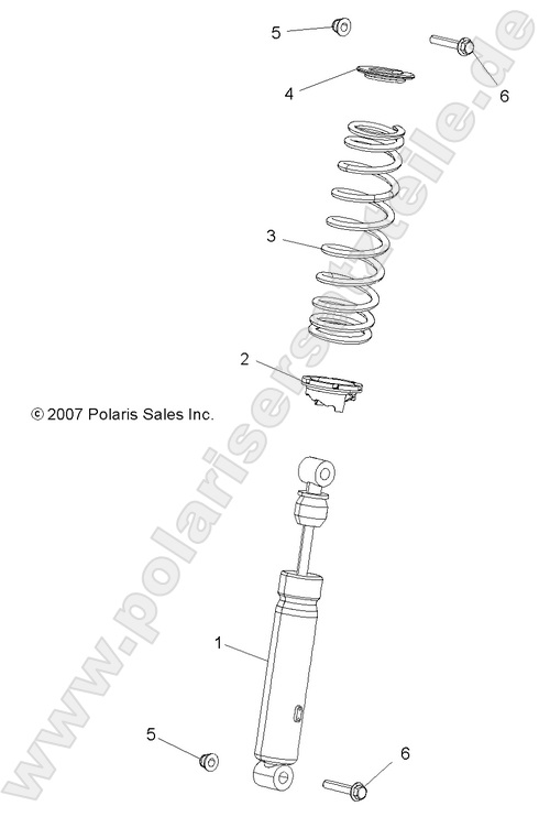 SUSPENSION, SHOCK, FRONT