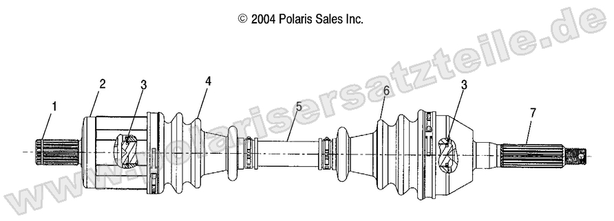FRONT DRIVE SHAFT
