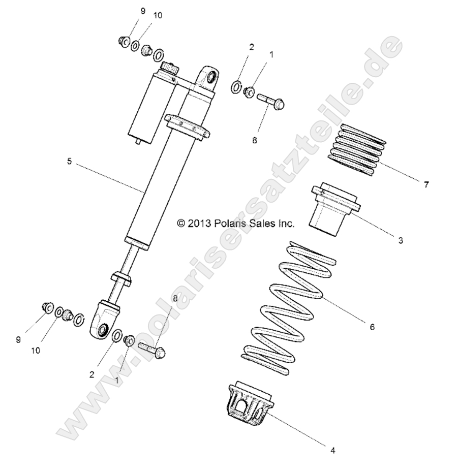 SUSPENSION, FRONT SHOCK MOUNTING