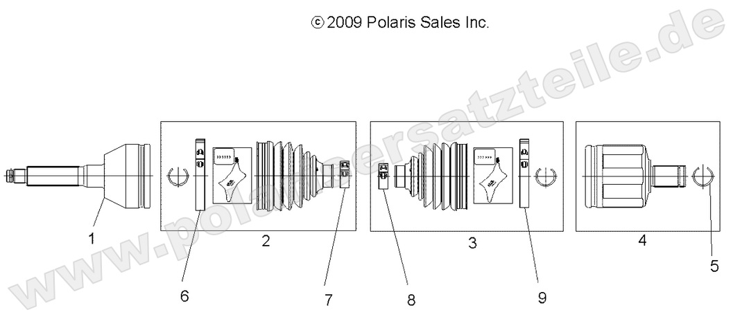 DRIVE TRAIN, FRONT DRIVE SHAFT